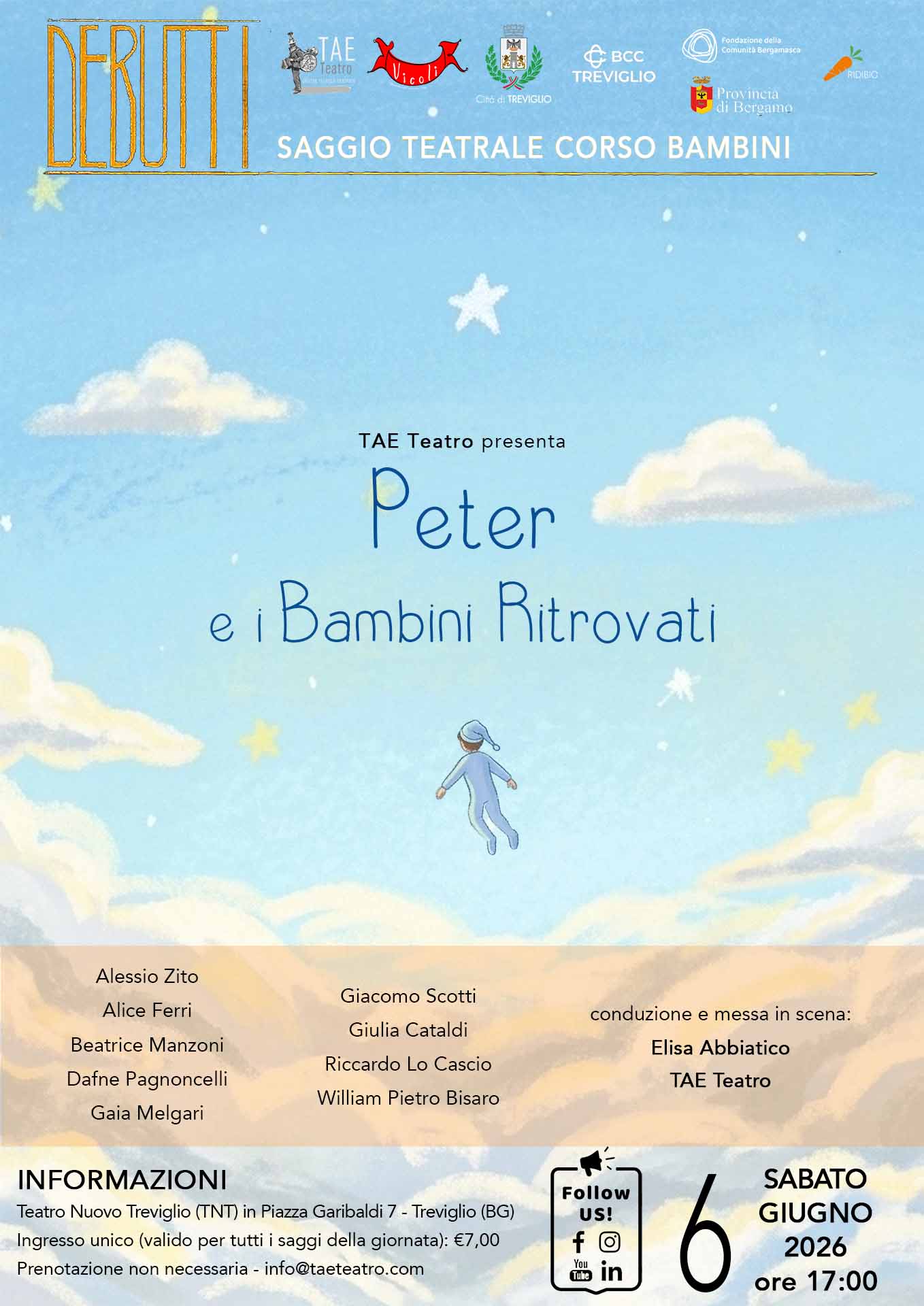 locandina corso bambini tae 2026